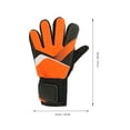 thumbnail image 2 of Greenadscape 1Pair Protective Orange Goalkeeper Hand Protector with Breathable PU and Latex Palm, 2 of 6
