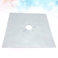 thumbnail image 4 of 1pcs Doublure de Four Universelle Robuste Feuilles de Protection pour Plaque de Cuisson à Gaz (Argent), 4 of 8