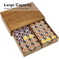thumbnail image 6 of Wooden K Cup Organizer Coffee Pod Storage Box, 30 Pod Capacity, Coffee Pods and Tea Organizer Holder, K Pod Drawer Coffee Maker Machine Stand, Organizador De Cafe, Kcup Drawer Organizer Under Brewer, 6 of 6