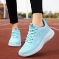 thumbnail image 6 of Sopiago Womens Tennis Shoes Women's Running Shoes Non Slip Athletic Tennis Walking Blade Type Sneakers Mint Green,40, 6 of 6
