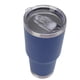 thumbnail image 3 of Botella aislada al vacío Taza térmica de acero inoxidable Taza de café Doble pared con tapa para viajesAzul, 3 of 14
