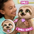 thumbnail image 3 of furReal Snuggles the Smiling Sloth, Interactive Plush Toy with 50+ Sounds & Reactions, Ages 4 and Up, 3 of 7