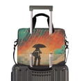 thumbnail image 2 of FORMRS 16" Laptop Bag Carrying Sleeve Case with Handle Travel Shoulder Briefcase, Astronaut in Rain, 2 of 8