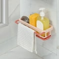 thumbnail image 1 of AMERTEER Wall-mounted Draining Rack with Storage Rack Lightweight Easy Installation Rack for Kitchen Bathroom Sink, 1 of 4