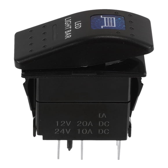 Phenofice 1Pcs PPA Rocker Switch for Automotive Use Work Light Control 5.3x4.3x1.2in