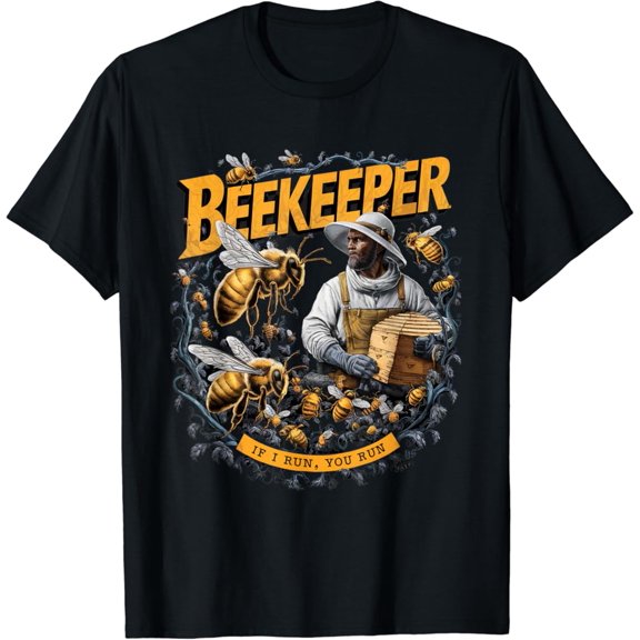 Sam Soft Beekeeper If I Run You Run Apiculture Beekeeping Bee Lovers T-Shirt, Gift For Friend, Full Size S-5Xl
