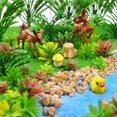 thumbnail image 4 of 110 Uds. Modelo de plantas, árboles de juguete en miniatura, paisaje de tren, árboles de jardín de hadas, modelo de árboles de Diorama, paisaje, parque ferroviario, escena de jardín, arquitectura, mod, 4 of 5