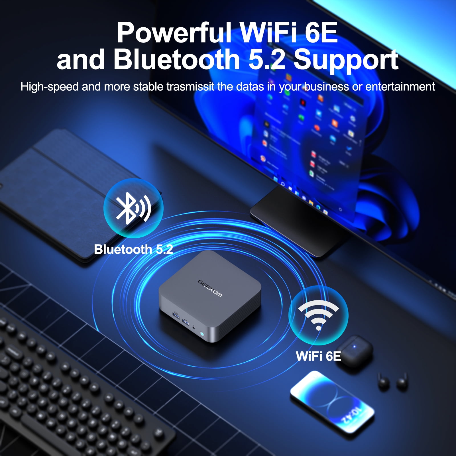 GEEKOM GT13 Pro （ 32GB RAM / 1TB SSD ） GEEKOM GT13 Pro Mini PC, 13th Gen Intel i9 13900H, 32GB DDR4
