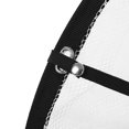 thumbnail image 4 of HURRISE Black Nylon Mesh Folding Golf Chipping Net Balls Collector Bracket Bag Training Accessory,Golf Ball Net, 4 of 8
