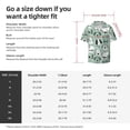 thumbnail image 5 of Balery Puppy Men's Casual Button Down Shirt Short Sleeve Textured Summer Cuban Beach Shirts-Large, 5 of 7