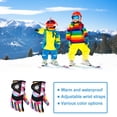 thumbnail image 2 of Yuarrent 2 piezas de guantes de nieve para niños, artículos deportivos antideslizantes, guantes gruesos para deportes de invierno a prueba de viento, Suministros térmicos parquet M Yuarrent HA059843-09B, 2 of 6