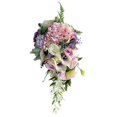 thumbnail image 2 of Vintage Waterfall Style Bridal Bouquet Artificial Hand Prom Decoration, 2 of 8