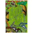 thumbnail image 1 of Les Tortues Ninja Couverture en Peluche pour Enfants, 100 % Polyester, 1 of 5
