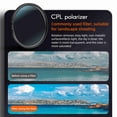 thumbnail image 3 of 67mm Phone Lens Filter Kit, CPL Astral Black Mist Lens Filter with Magnetic Adapter Ring for Phone 15 ProMax, Phone Camera Filter Lens Replacement, 3 of 6