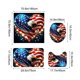 thumbnail image 3 of Independence Day Bathroom Dry Wet Separation Four Piece Set Shower Curtain+Toilet Seat Cushion+Floor Cushion+U Shaped Cushion, 3 of 6