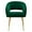 Green, variant on KCC Modern Accent Dining Chairs, Upholstered Velvet Home Office Desk Chairs with Hollow Back, Tufted Vanity Chairs Side Chairs with Gold Metal Legs for Living Room Restaurant, 1 PC & Green