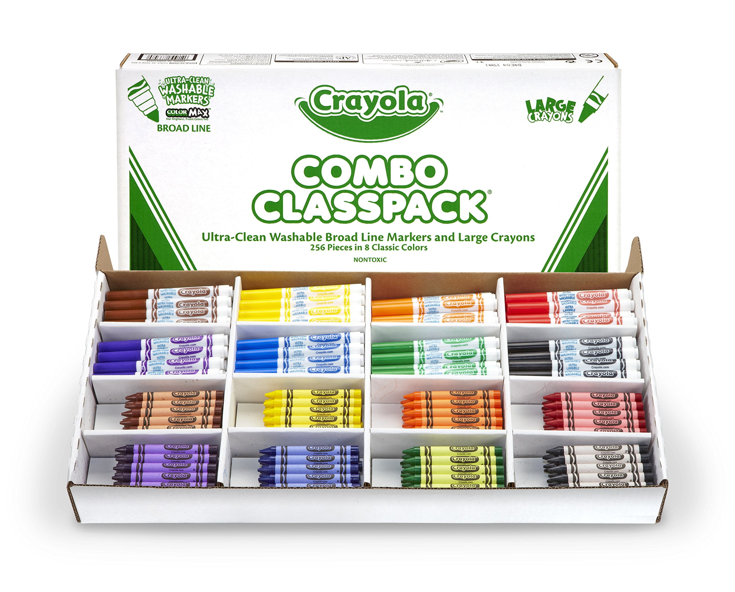 Crayola Bulk Markers And Crayons, 256 Count Classpack Walmart Canada