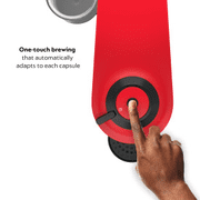 Nespresso Vertuo Pop+ Coffee Maker and Espresso Machine, Red