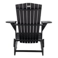 thumbnail image 6 of SAFAVIEH Breetel Outdoor Chairs w/ Wine Glass Holder, Black, Set of 2, 6 of 11