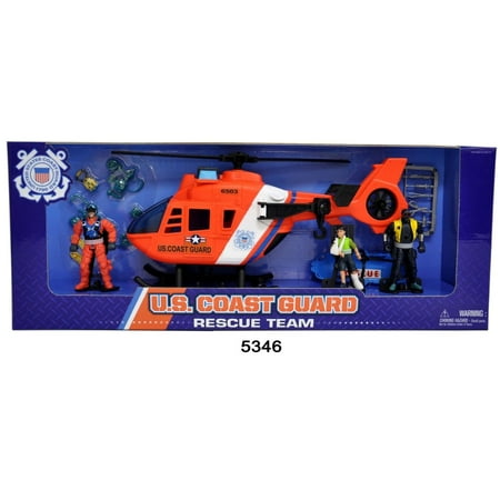 Coast Guard Nascar - U.S. Coast Guard Helicopter Figure Playset