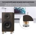 thumbnail image 4 of Almohadilla De Base De Altavoz, Hermosos Pies De Altavoz Brillantes, Práctico Profesional Para Audio Doméstico Para Altavoces Pesados, 4 of 8