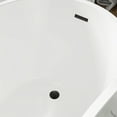 thumbnail image 6 of Vanity Art 54" Acrylic Freestanding Soaking Bathtub, 6 of 10
