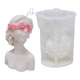 thumbnail image 1 of Molde de silicona Molde De Vela De Aromaterapia, Molde De Cera De Silicona, Fundición De Resina Epoxi, Yeso Para Niña Con Los Ojos Vendados con los ojos vendados Magideal Molde de silicona, 1 of 7