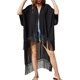 thumbnail image 1 of Cárdigan de mujer Color sólido Borlas Protector solar Transpirable Ligero Natación Playa Cover Up Abanopi Negro, 1 of 7