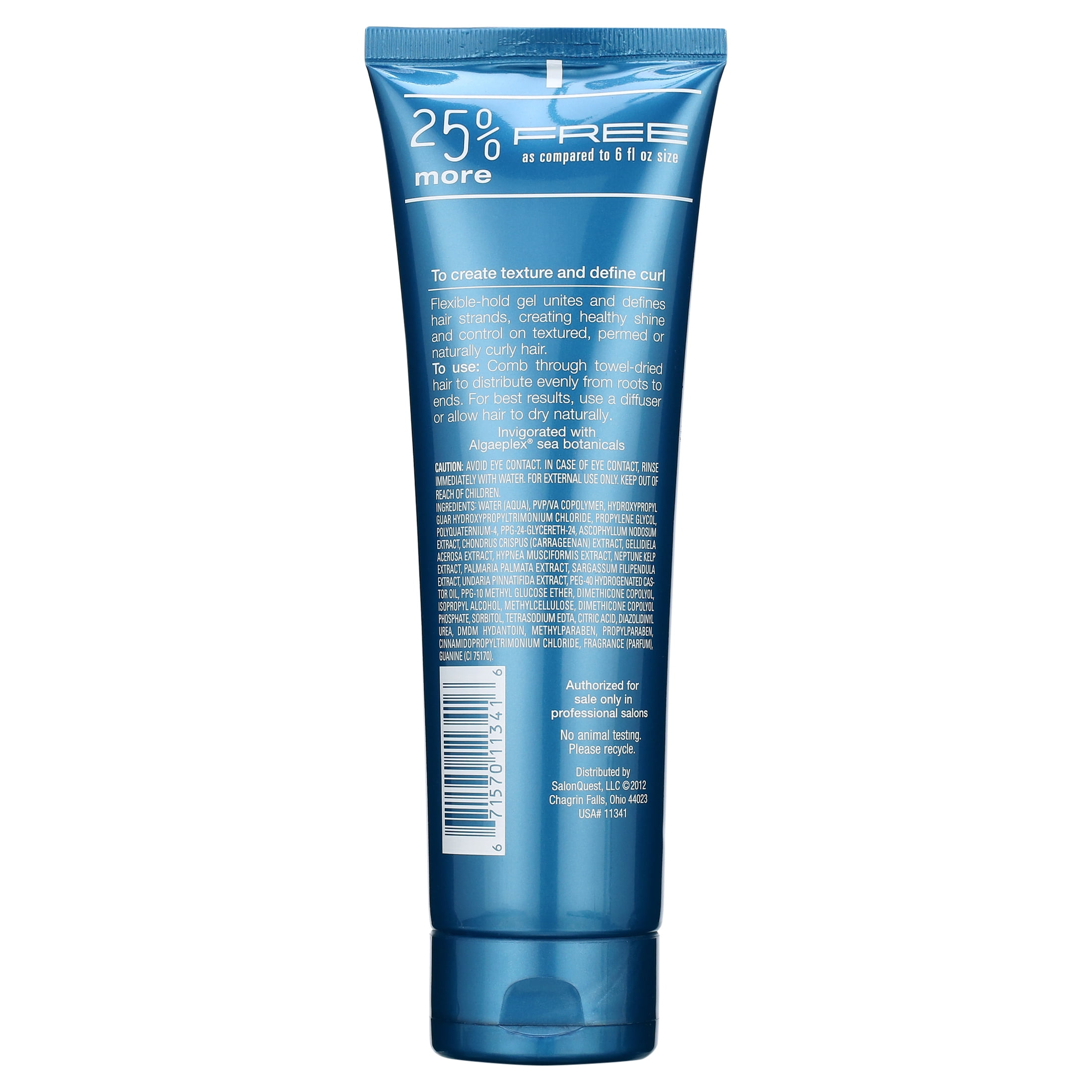Aquage Curl Defining Hair Gel 7.5 oz for Well-Defined Curly and
