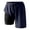 3-Dark Blue, variant on Women's Swim Board Shorts with Compression Liner and Pockets Fashion Hawaiian Printing Plus Size Drawstring Elastic Waist Summer Beach Vacation Shorts 10-Black M