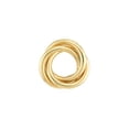 thumbnail image 2 of 14K Yellow Gold Large High Polished Love Knot Stud Earrings - Women, 2 of 4