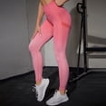 thumbnail image 4 of Colgando Teñido Pantalones Desnudos Cintura Alta Legging Running Secado Rápido Sentido Gradiente Sin Costuras Fitness Nuevos Deportes Yoga, 4 of 4