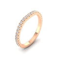 thumbnail image 2 of 3/8ctw Diamond Wedding Band in 10k Rose Gold, 2 of 5