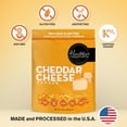 thumbnail image 3 of Healthier Comforts Cheddar Cheese Powder 24oz |  Premium Yellow Cheddar | Batch Tested Gluten Free, Kosher, No Artificial Dyes | Cheesy Goodness for Popcorn, Pasta, Mac and Cheese | Shelf Stable, 3 of 8