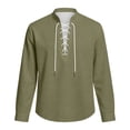 thumbnail image 6 of LYHaoo Boys Long Sleeve Shirt Kids Classic Lace up Theme Tops(3-4 Years), 6 of 7