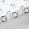 thumbnail image 4 of Homewish Ribbon Bow Tie Curtains Pack of 2 (42x84 Each),Girls Kawaii Bowknot Curtains Blackout,Blue White Bedroom Curtains For Kids,Breathable Home Decor, 4 of 6