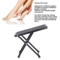thumbnail image 3 of Shower Foot Stool, Sturdy Alloy Rubber Shower Bench  for Relaxing, 3 of 7