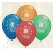 11" THOMAS THE TRAIN Latex Assortment Balloon • Party Supplies Decorations Balloon - Pack of 6