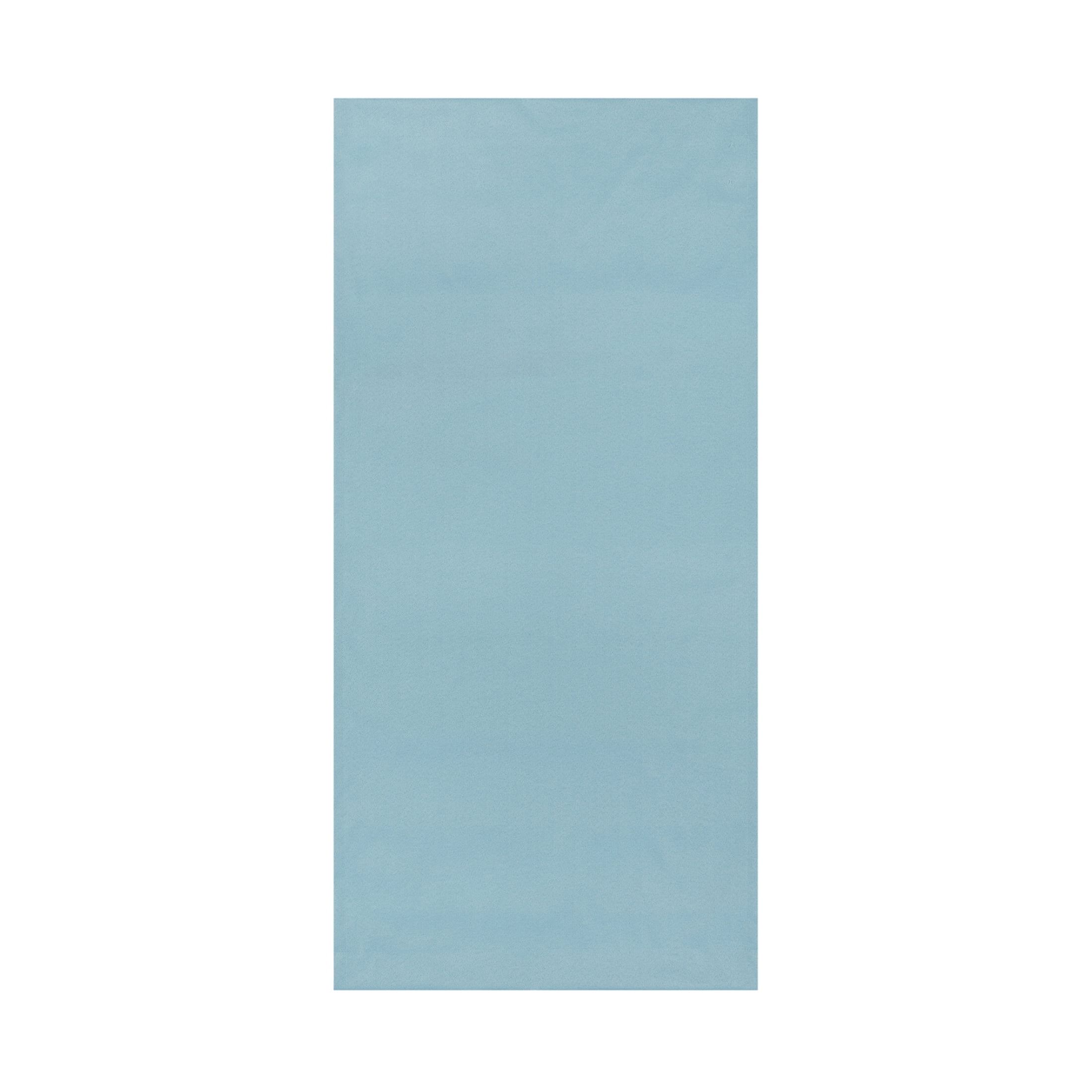 Mainstays Light Blue Solid Blackout Rod Pocket with Back Tabs Curtain Panel Pair, Set of 2, 30" W x 63" L