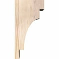 thumbnail image 3 of 5 1/2"W x 8"D x 16"H Mediterranean Smooth Corbel, Douglas Fir, 3 of 9