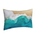 thumbnail image 2 of Balery Beach Pillow Covers,Bed Pilowcases,Reversible Plush Throw Pillow Covers End Pillow Encasement,Pillow Case - 20"X30", 2 of 9
