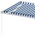 thumbnail image 3 of vidaXL Store Manuel Rétractable Autoportant 300x250 cm Bleu/blanc, 3 of 5
