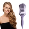 thumbnail image 1 of Fiudx Ofertas Flash Artículos En Oferta Curler Define Cepillo Para Peinar Cepillo Para Cabello Rizado Cepillo Rizador Para Cabello Rizado Cepillo Para Cabello Seco Y Húmedo Cepillo Desenredante Curva, 1 of 6