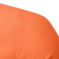 thumbnail image 5 of Puntoco Mens Polo Short/Long Sleeve Shirt Classic Button Basic Solid Color Designed Collared Polo Shirt Fashion Casual Shirts Orange 10(XL), 5 of 8