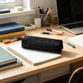thumbnail image 5 of Lksixu Small Pencil Case, Solid Color Pencil Pouch with Smooth Zipper, Simple Stationery Organizer, Compact Pen Holder Portable Travel Cosmetic Makeup Bag, Black, 5 of 7