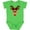 Apple Green, variant on Inktastic Cute Girl Reindeer with Buffalo Plaid Bow Boys or Girls Baby Bodysuit