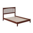 thumbnail image 5 of AFI Mission Queen Low Profile Wood Platform Bed, Walnut, 5 of 9