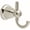 Satin Nickel, variant on Franklin Brass Kinla Robe Hook in Polished Chrome