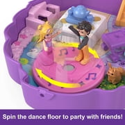 Polly Pocket Something Sweet Cupcake Compact Playset with 2 Micro Dolls & Accessories, Travel Toys
