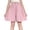 Pink, variant on Girls Bermuda Shorts Elastic Waist Wide Leg Shorts Summer Lightweight Loose Fit Shorts with Pockets for 5-15 Years